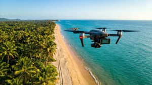 Drone Aerial Beach Recording