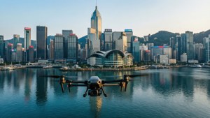 Drone Over Tsim Sha Tsui