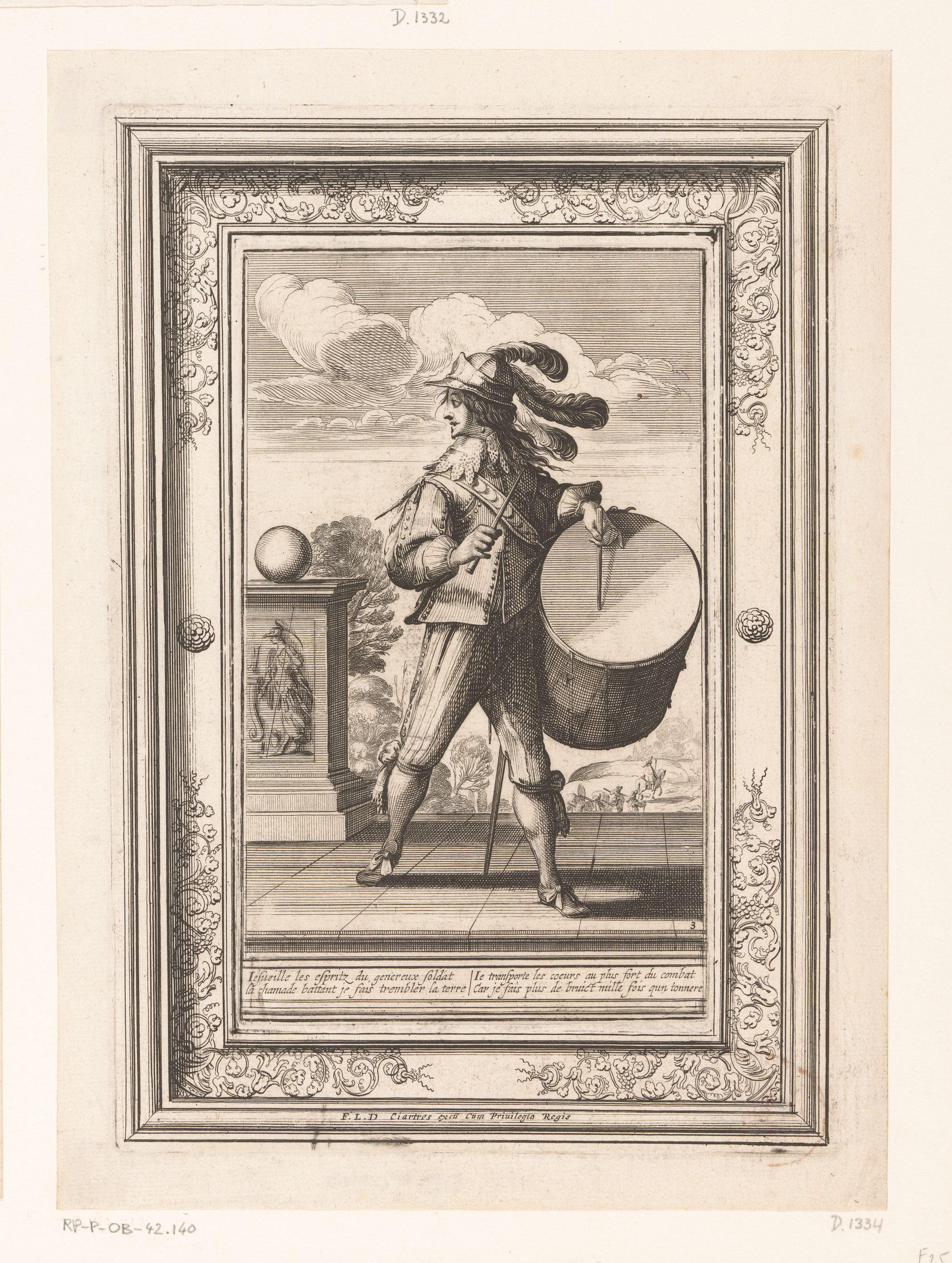 Drummer of the French Royal Guard, c. 1630 by Abraham Bosse