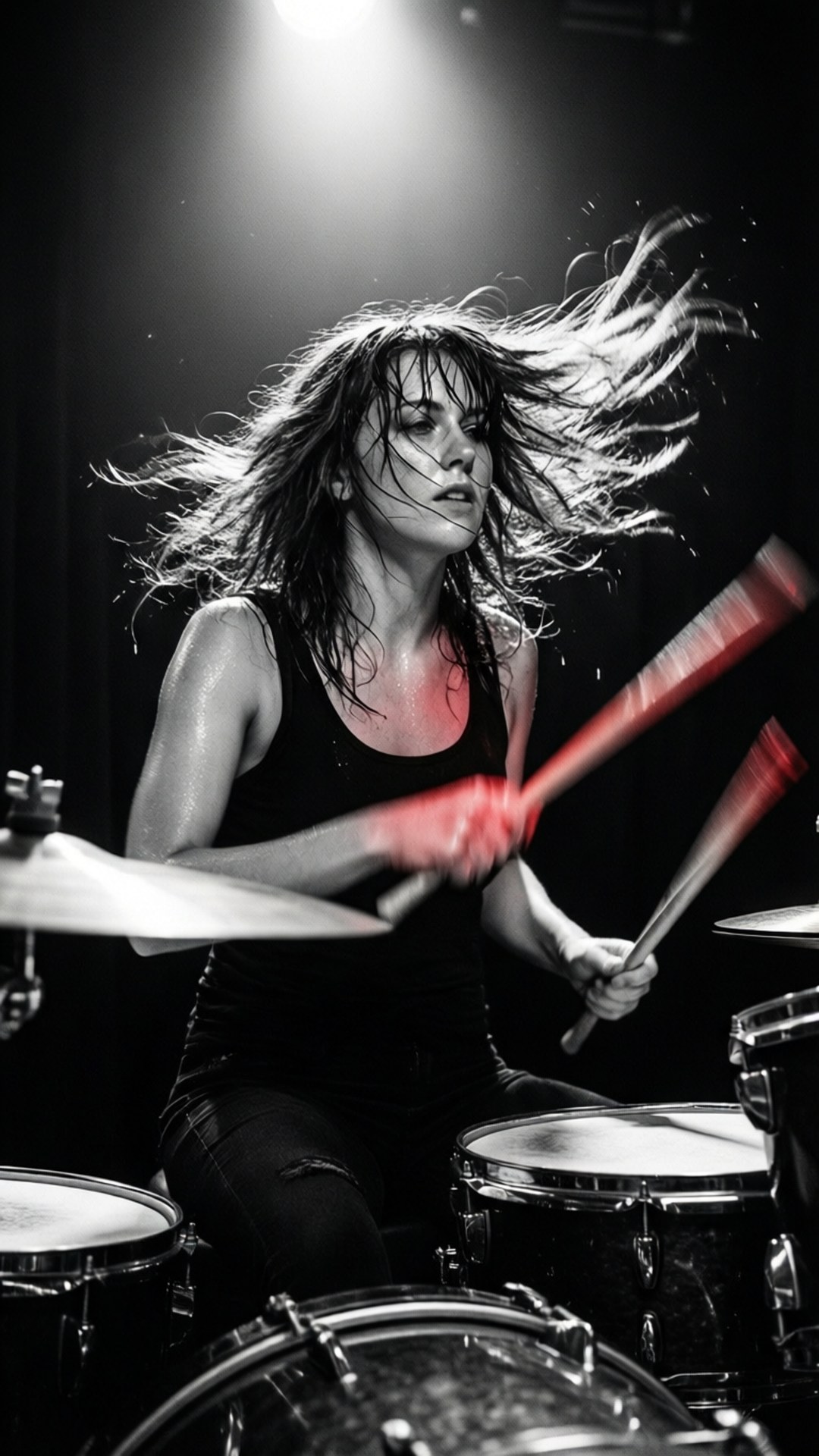 Drummer's Fury by Wallpapers.art Studio