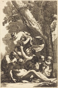 Drunken Silenus Supported by Two Fauns