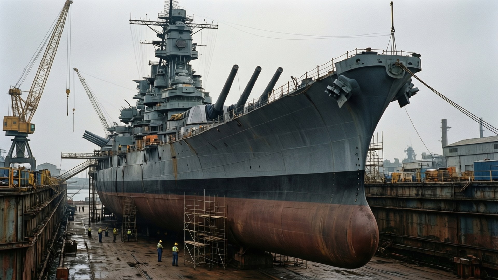 Dry Dock Giant by Wallpapers.art Studio