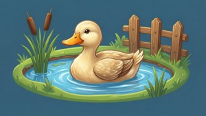 Duck on Pond