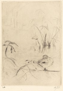 Ducks at Rest on the Bank