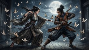 Duel with Lady Butterfly