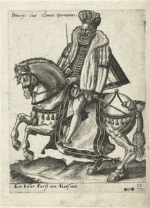 Duitse heerser te paard