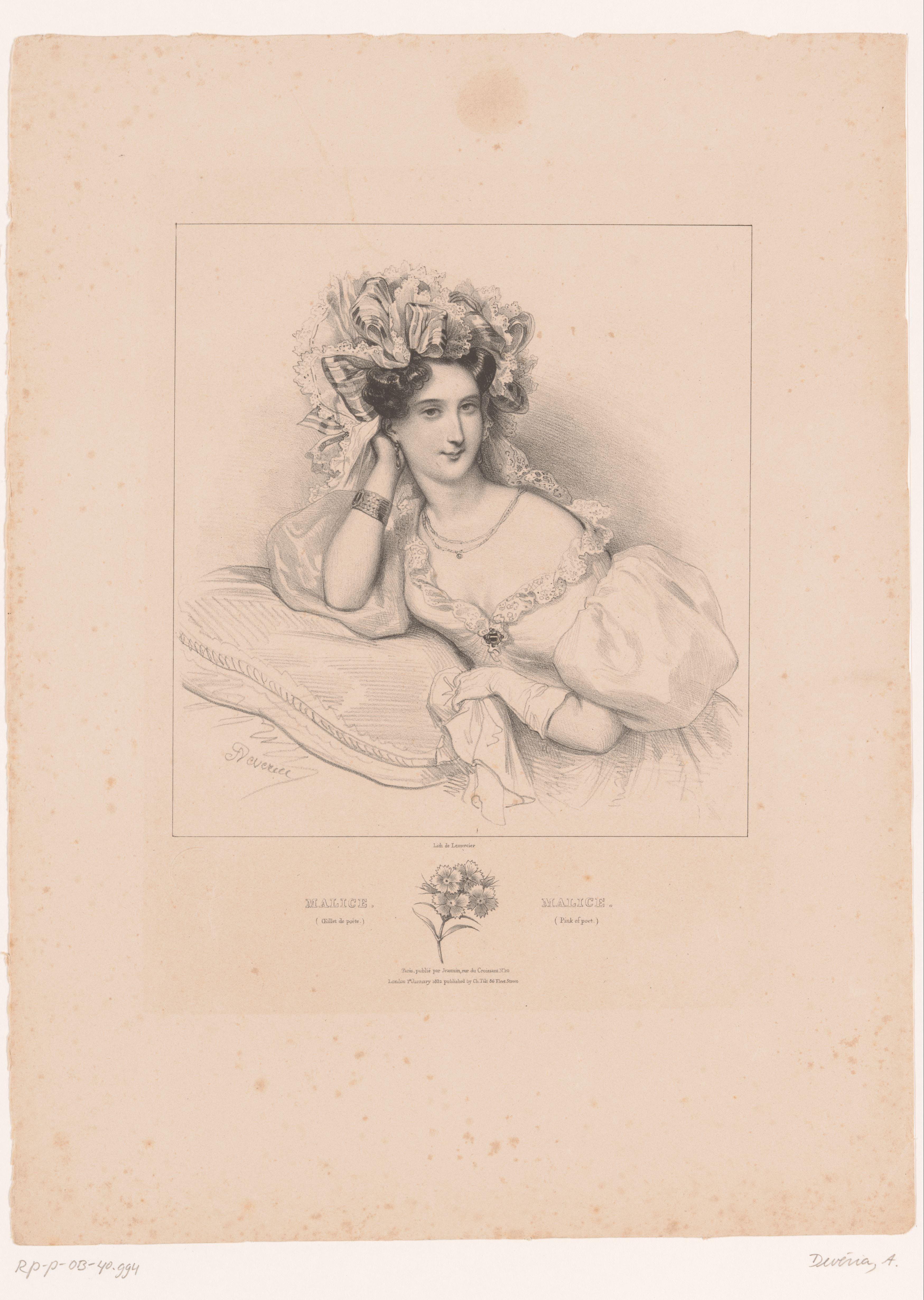 Duizendschoon en kwaadaardigheid by Achille Devéria