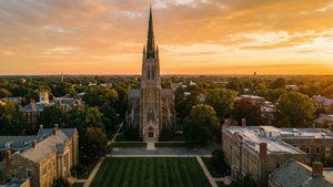 Duke Chapel Golden Hour