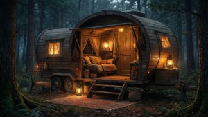 Duke's Caravan at Dusk
