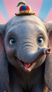 Dumbo Close-Up Portrait