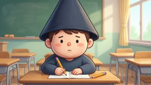 Dunce at Desk