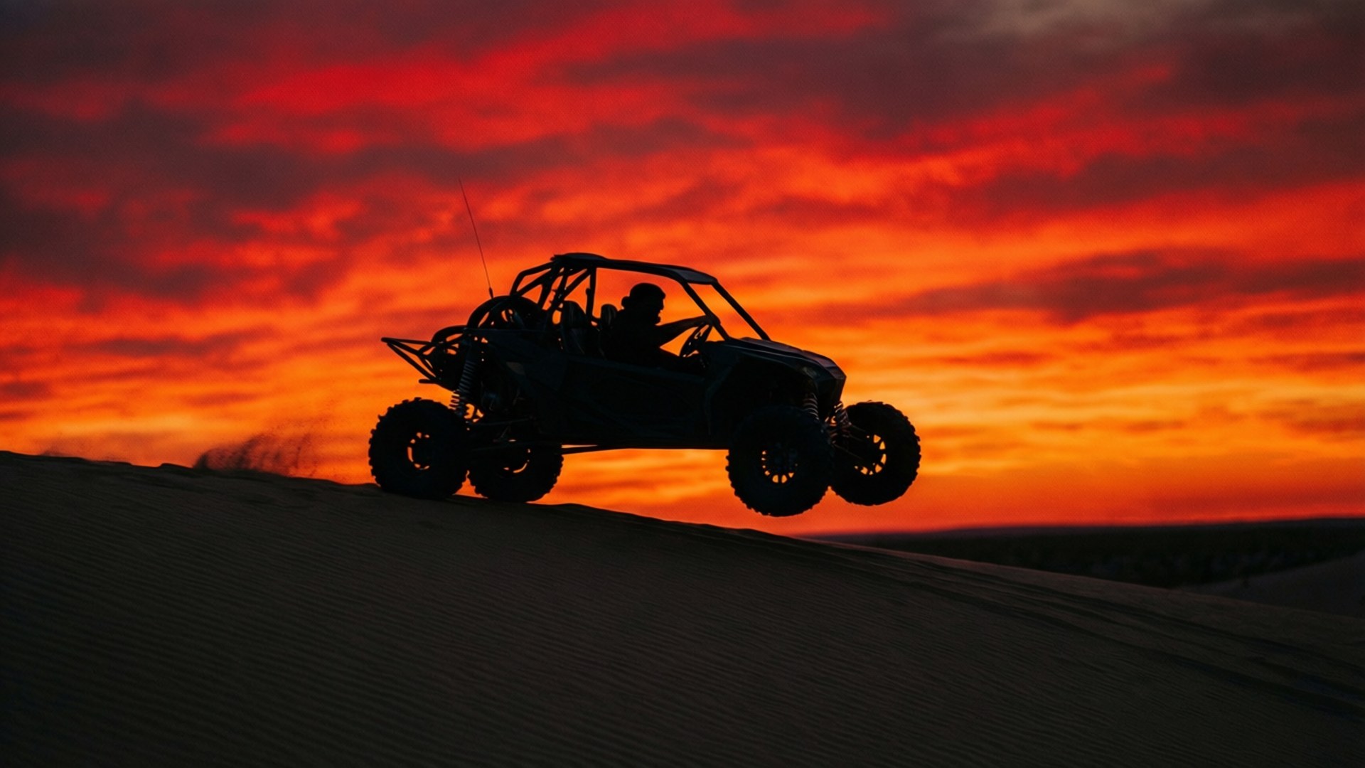 Dune Jump Silhouette by Wallpapers.art Studio