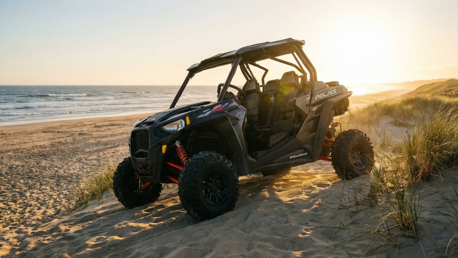 Dune Sunset Ride by Wallpapers.art Studio