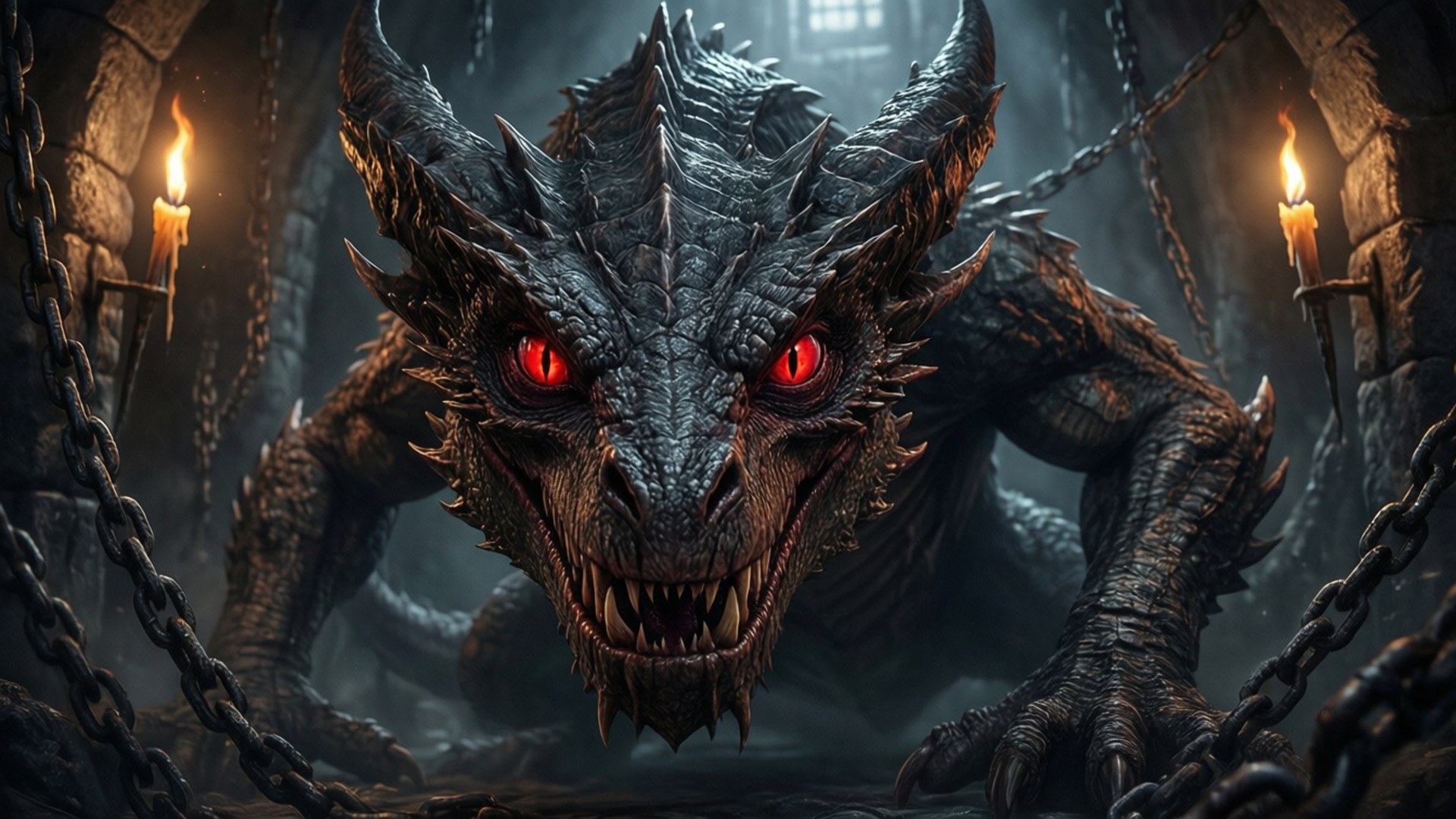 Dungeon Wyrm by Wallpapers.art Studio