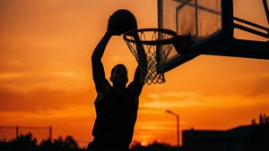 Dunk at Sunset