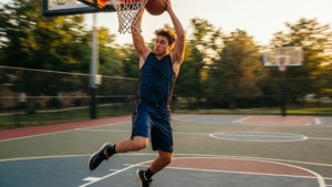 Dunk in Gold Hour