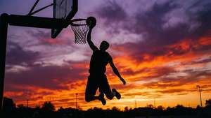 Dunk Silhouette Sunset