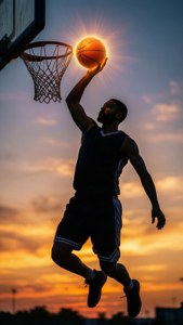 Dunk Silhouette Sunset