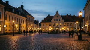 Dusk in the Square