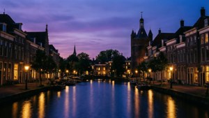 Dusk Lights Over Canals