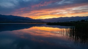 Dusk Mirror Lake