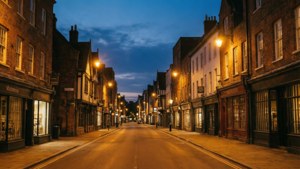 Dusk on High Street