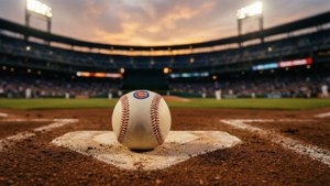 Dusk on Home Plate