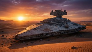 Dusk on Jakku