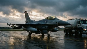 Dusk on the Tarmac