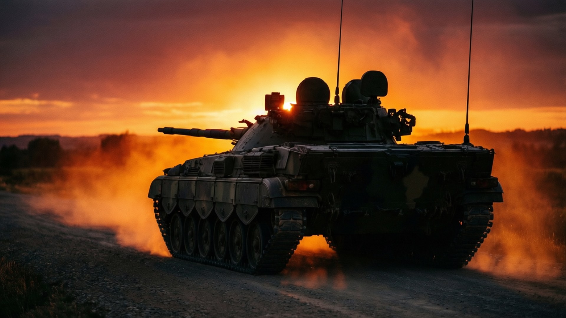 Dusk Patrol BMP-2 by Wallpapers.art Studio