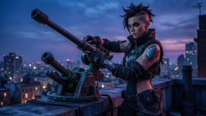 Dusk Rooftop Engineer