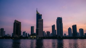 Dusk Skyline Silhouette