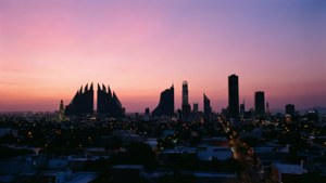 Dusk Skyline Silhouette