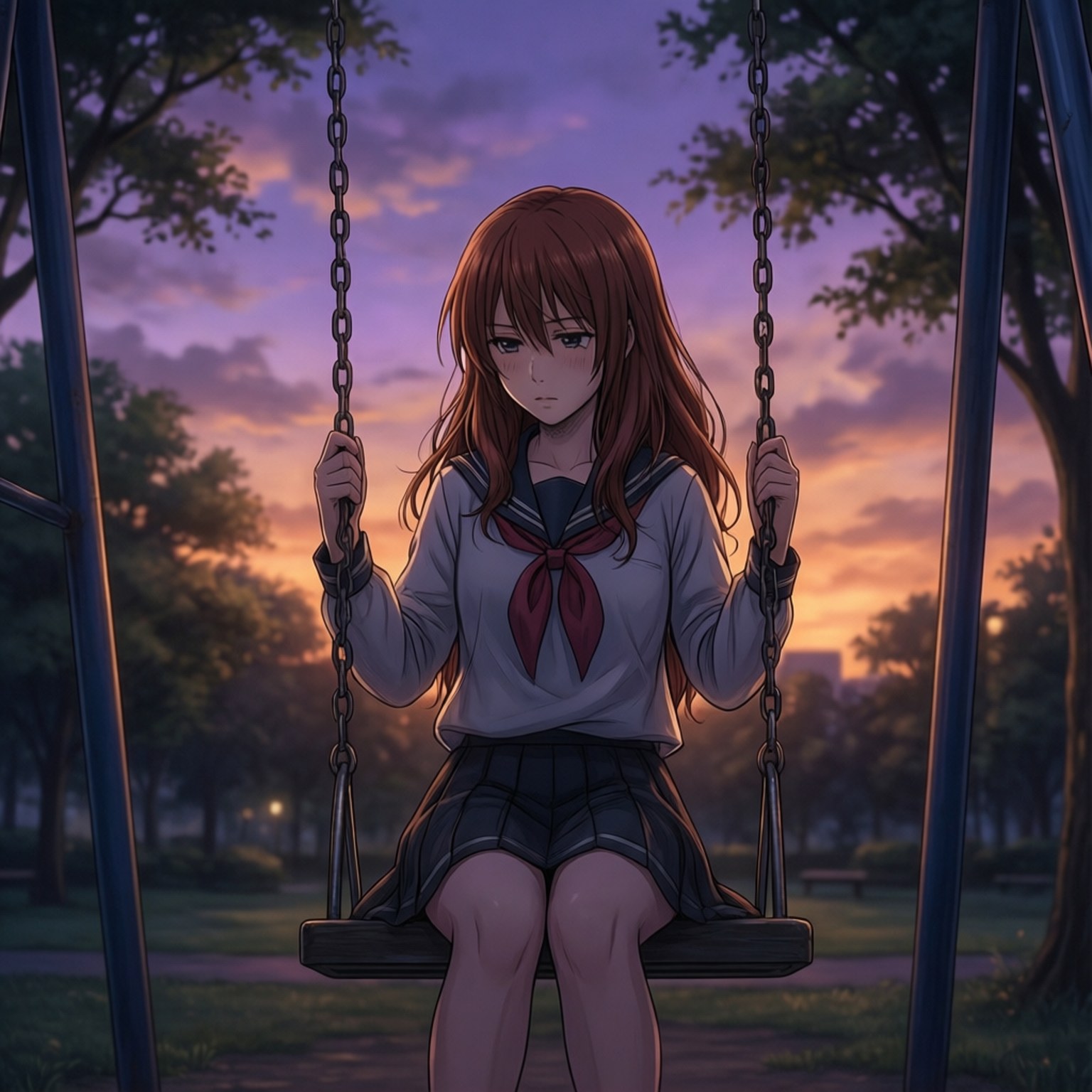 Dusk Swing by Wallpapers.art Studio