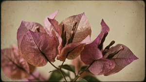 Dusty Rose Vintage Bougainvillea