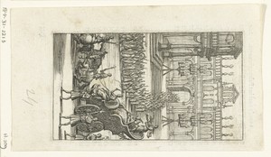 Duyfken rijdt in triomfwagen in het hemelse Jeruzalem