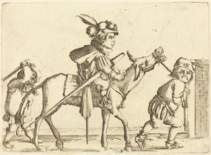 Dwarf Riding an Ass