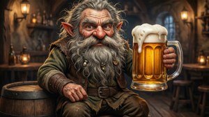 Dwarf with Ale Beard