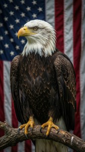 Eagle and Flag