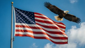 Eagle and Flag