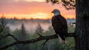 Eagle at Sunrise