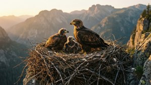 Eagle Family at Nest