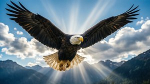 Eagle Soaring Free