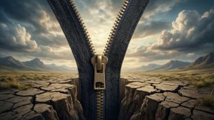 Earth Crack Zipper