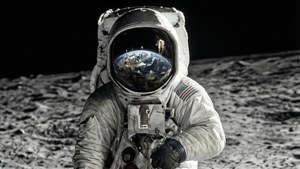 Earth Reflection in Visor