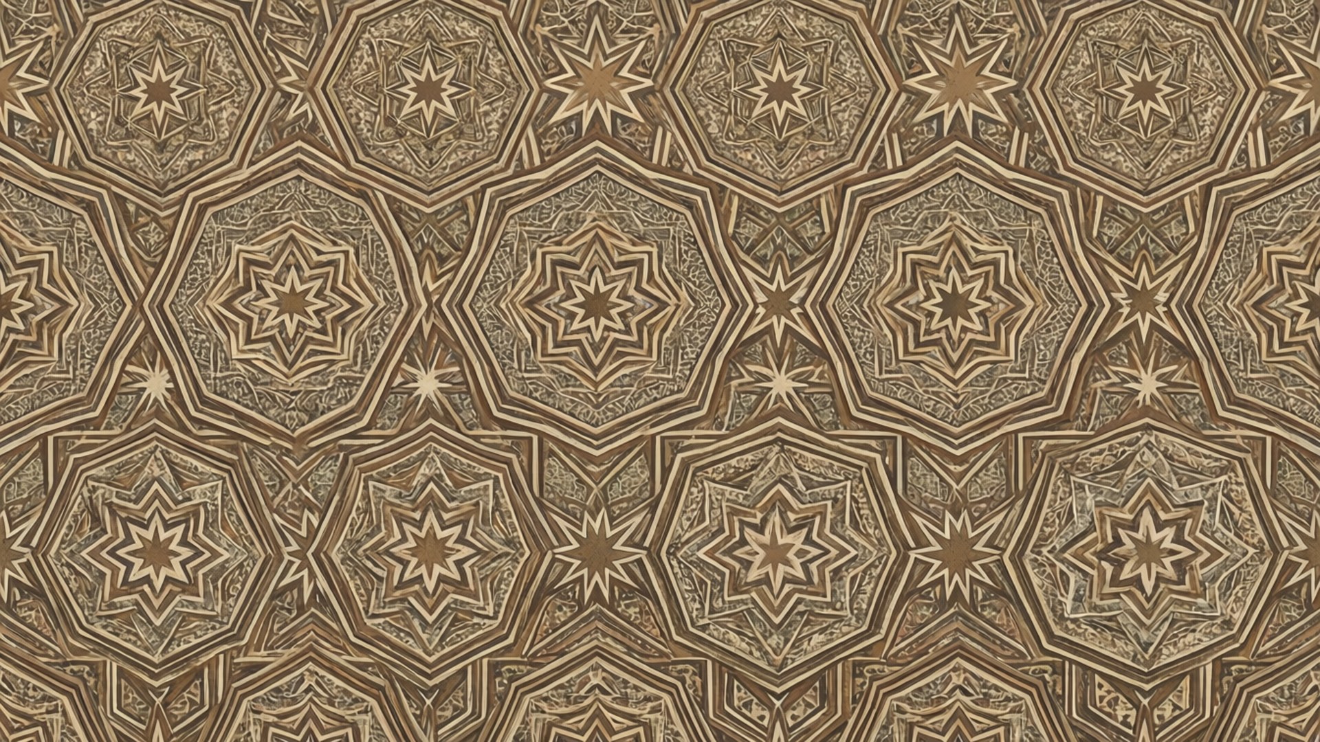Earthy Octagon Stars by Wallpapers.art Studio
