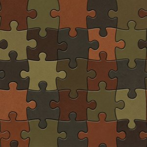Earthy Puzzle Pattern