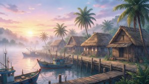 East Blue Misty Village