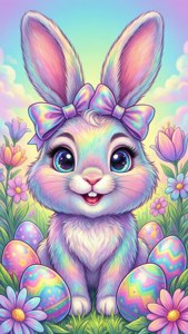 Easter Bunny Pastel