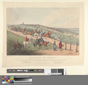 Easter Monday [Stag Hunting]: A View near Windsor